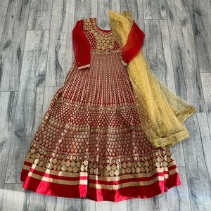 Red Indian Gown